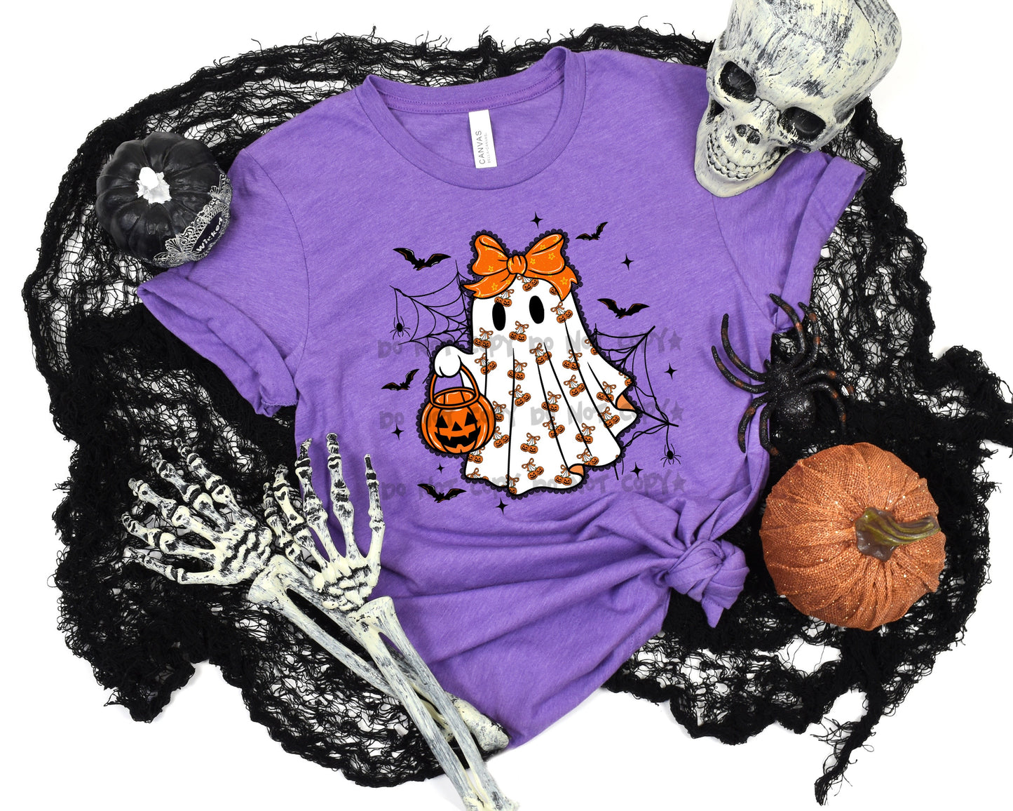 Lacey Halloween Ghost -DTF&UV
