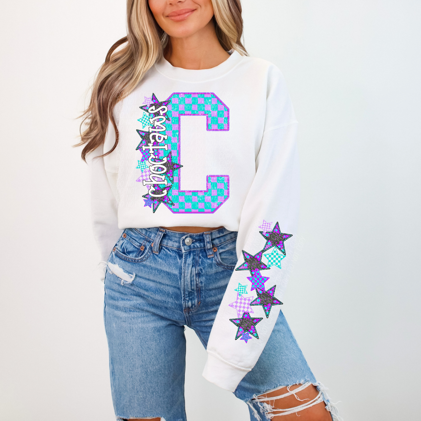 Varsity Stars Mascots FRONT ONLY (dropdown)- DTF&UV