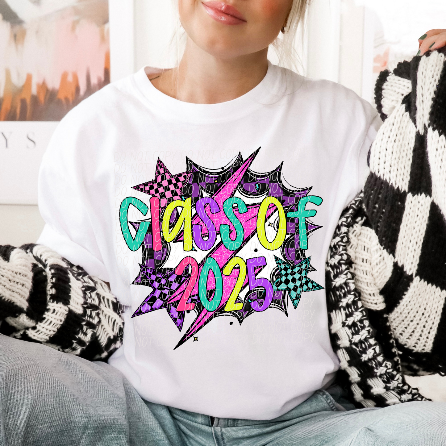 CLASS OF 2025 NEON-DTF