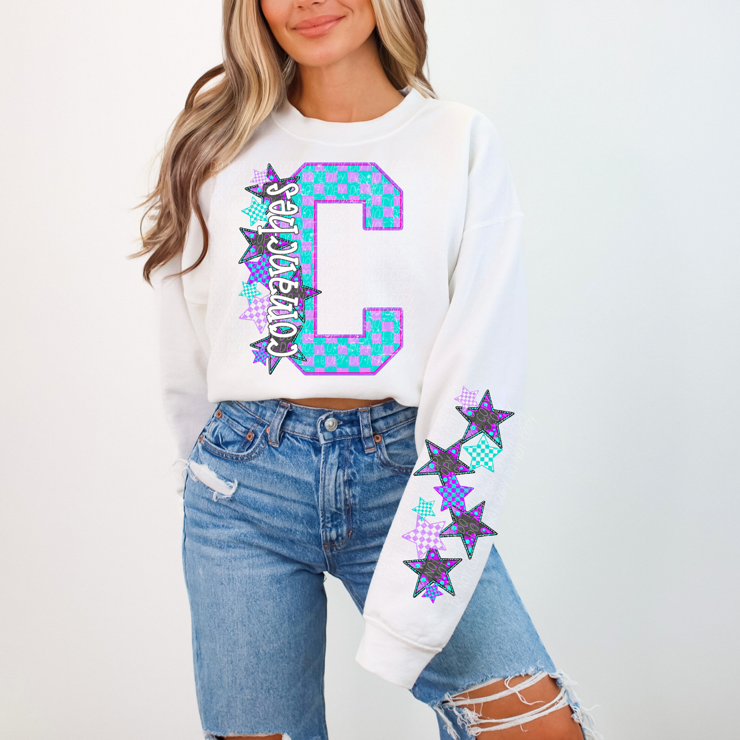 Varsity Stars Mascots FRONT ONLY (dropdown)- DTF&UV