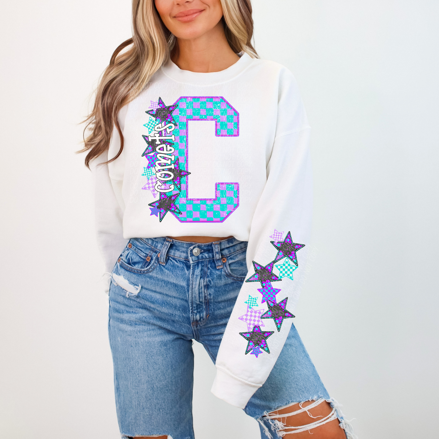 Varsity Stars Mascots FRONT ONLY (dropdown)- DTF&UV