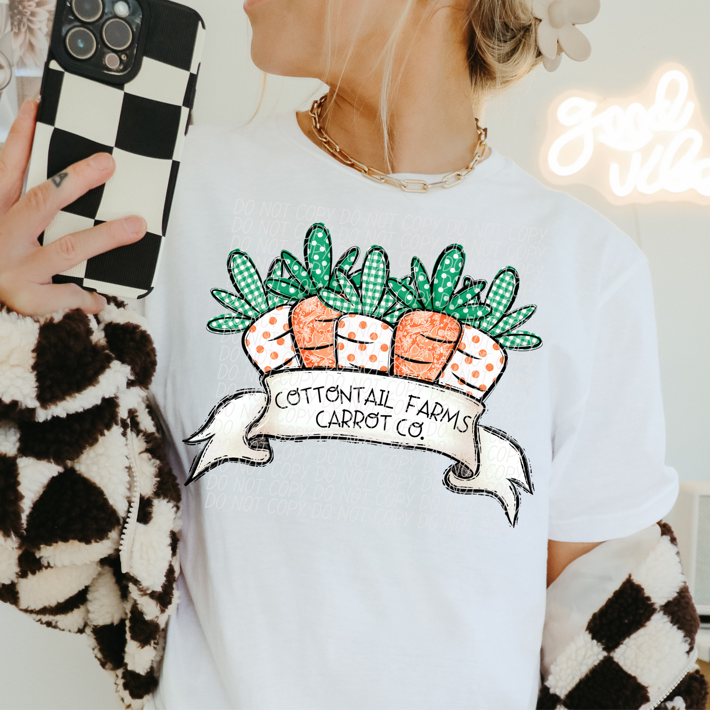 COTTONTAIL FARMS CARROT CO. PATCH -DTF