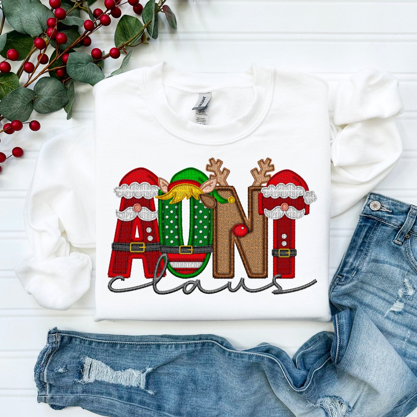 Claus Names (All names in this listing- dropdown)-DTF