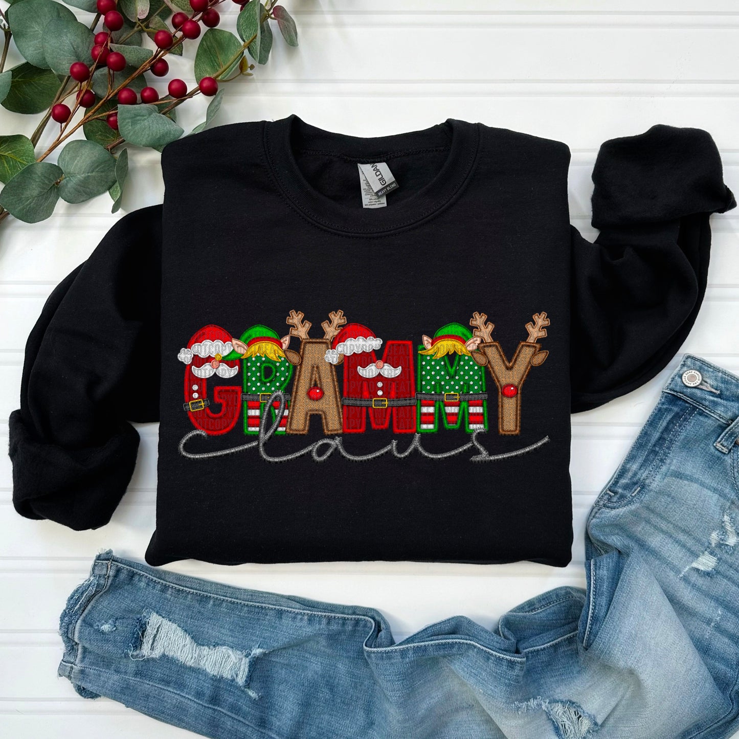 Claus Names (All names in this listing- dropdown)-DTF