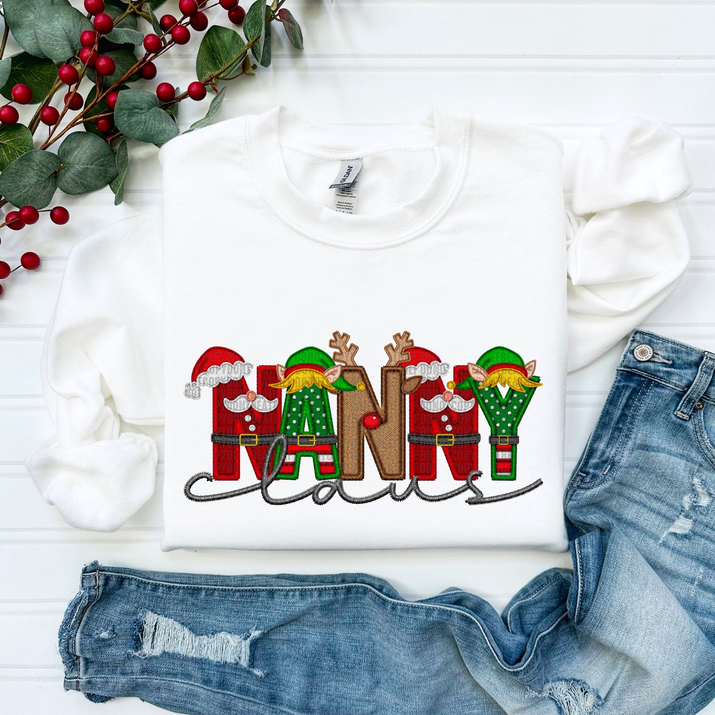Claus Names (All names in this listing- dropdown)-DTF