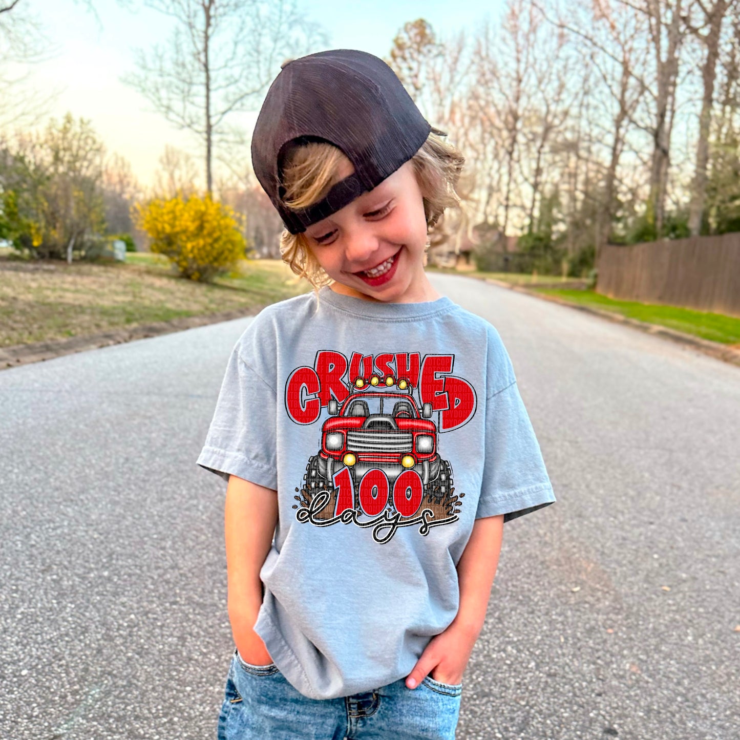 Crushed 100 Days-DTF