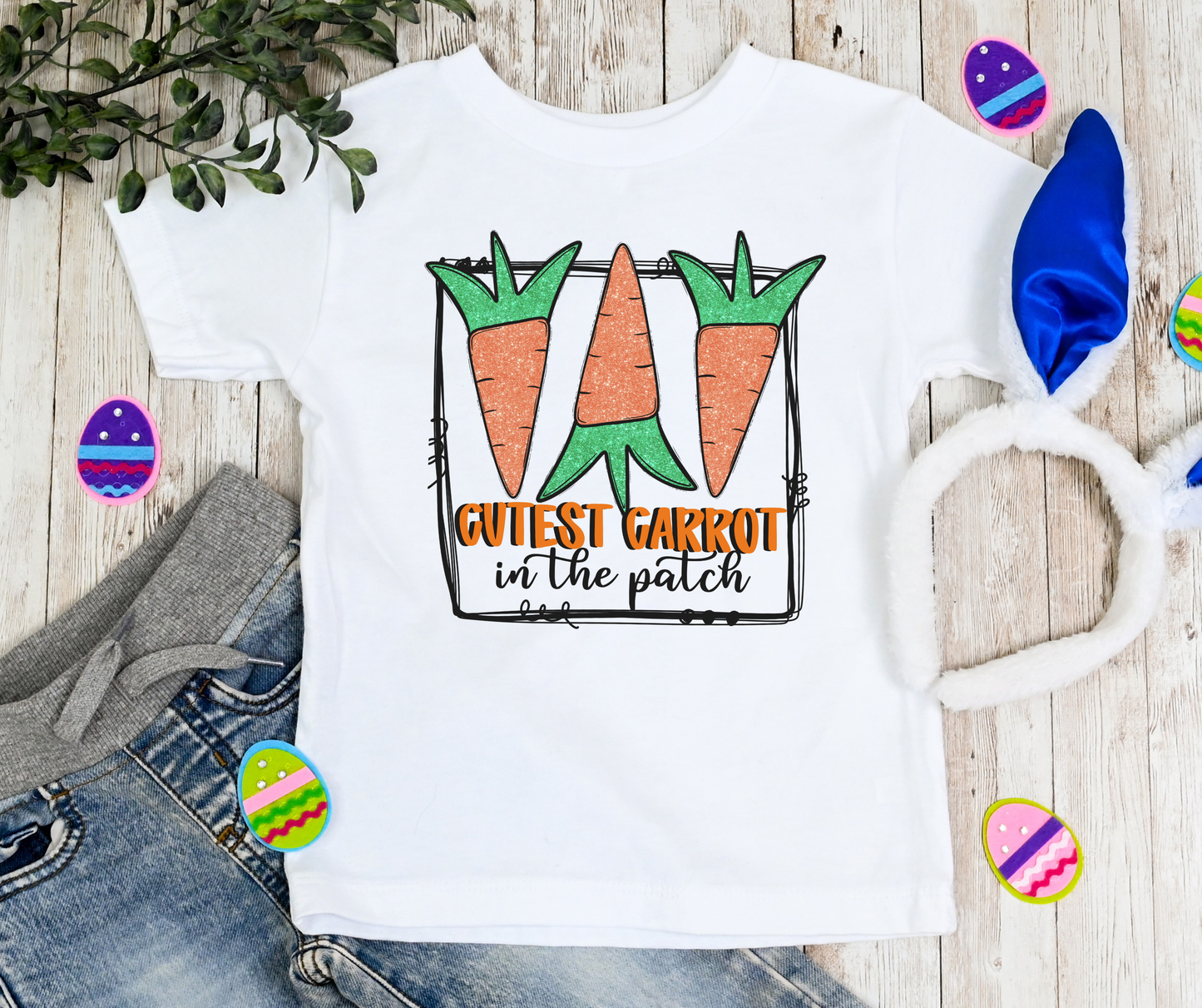 Cutest carrot in the patch-DTF&UV