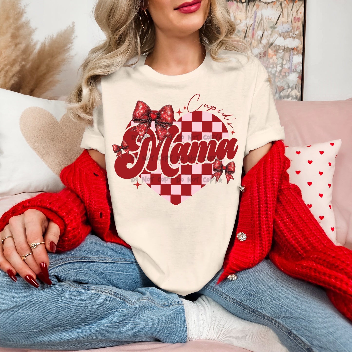 Cupid’s Mama heart-DTF