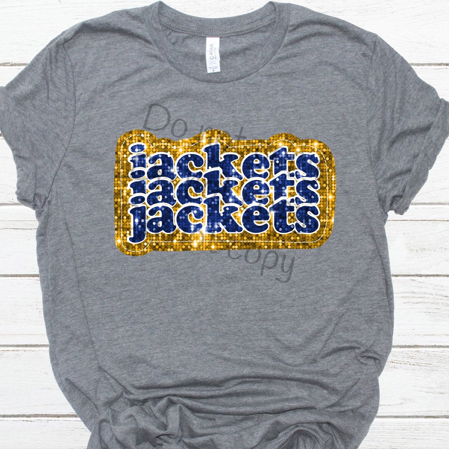 Jackets stacked sequin-DTF