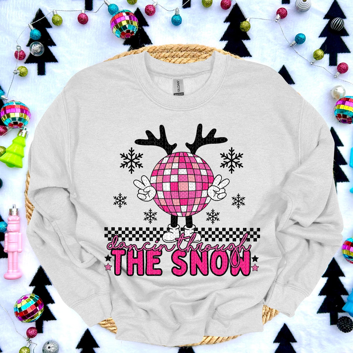 Dancin through the snow-DTF