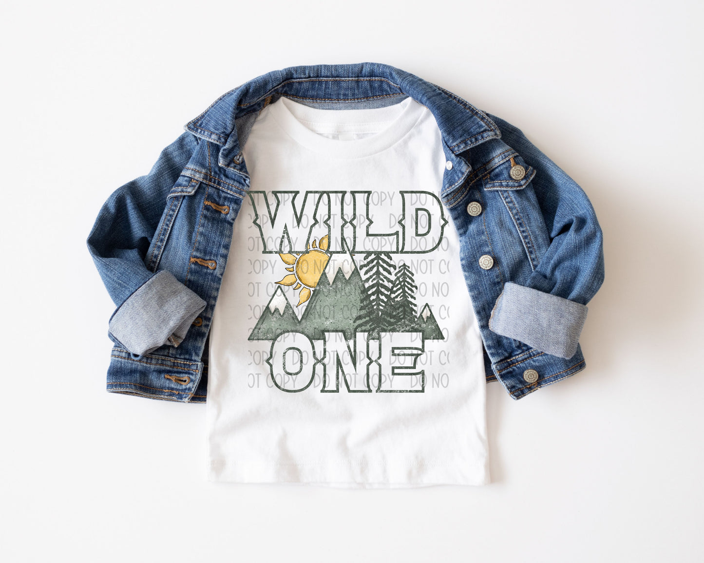 Wild One Trees - DTF