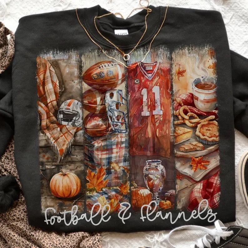 Football and Flannels panels -DTF&UV