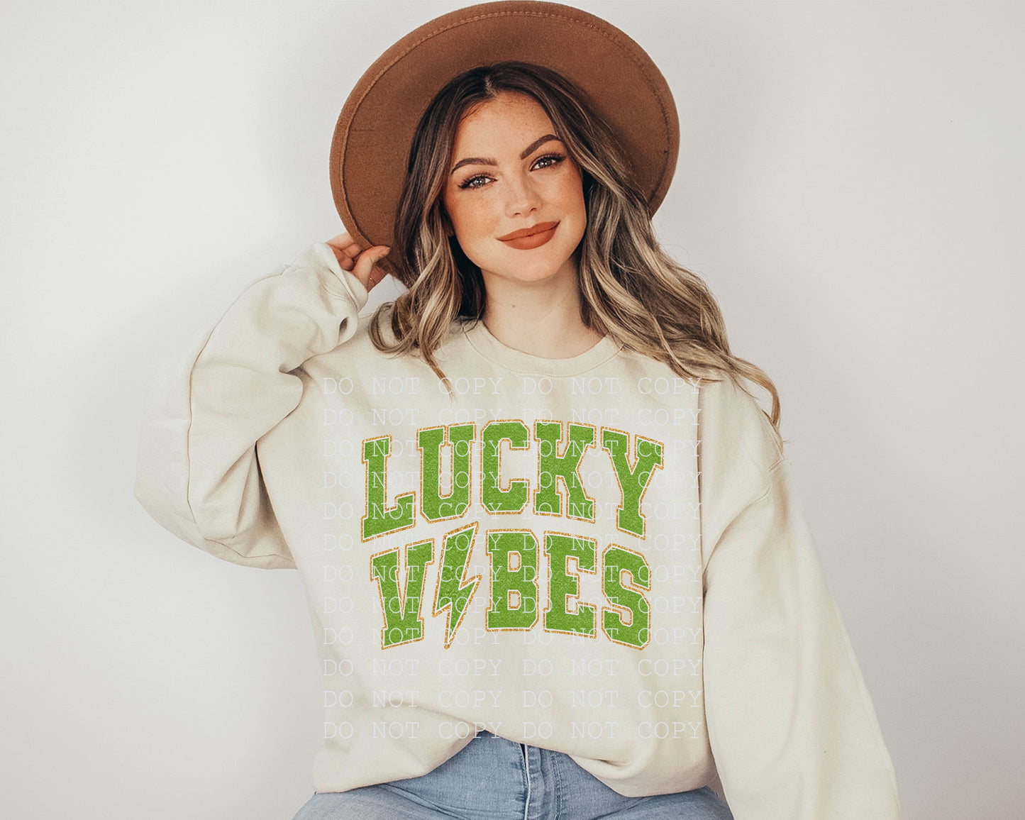 Lucky Vibes Varsity - DTF