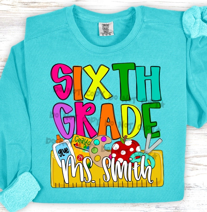 Back to School Nameplates-Custom-DTF or UV