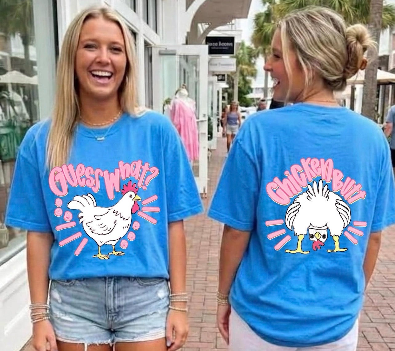 Guess What Chicken Butt (BACK)-DTF&UV