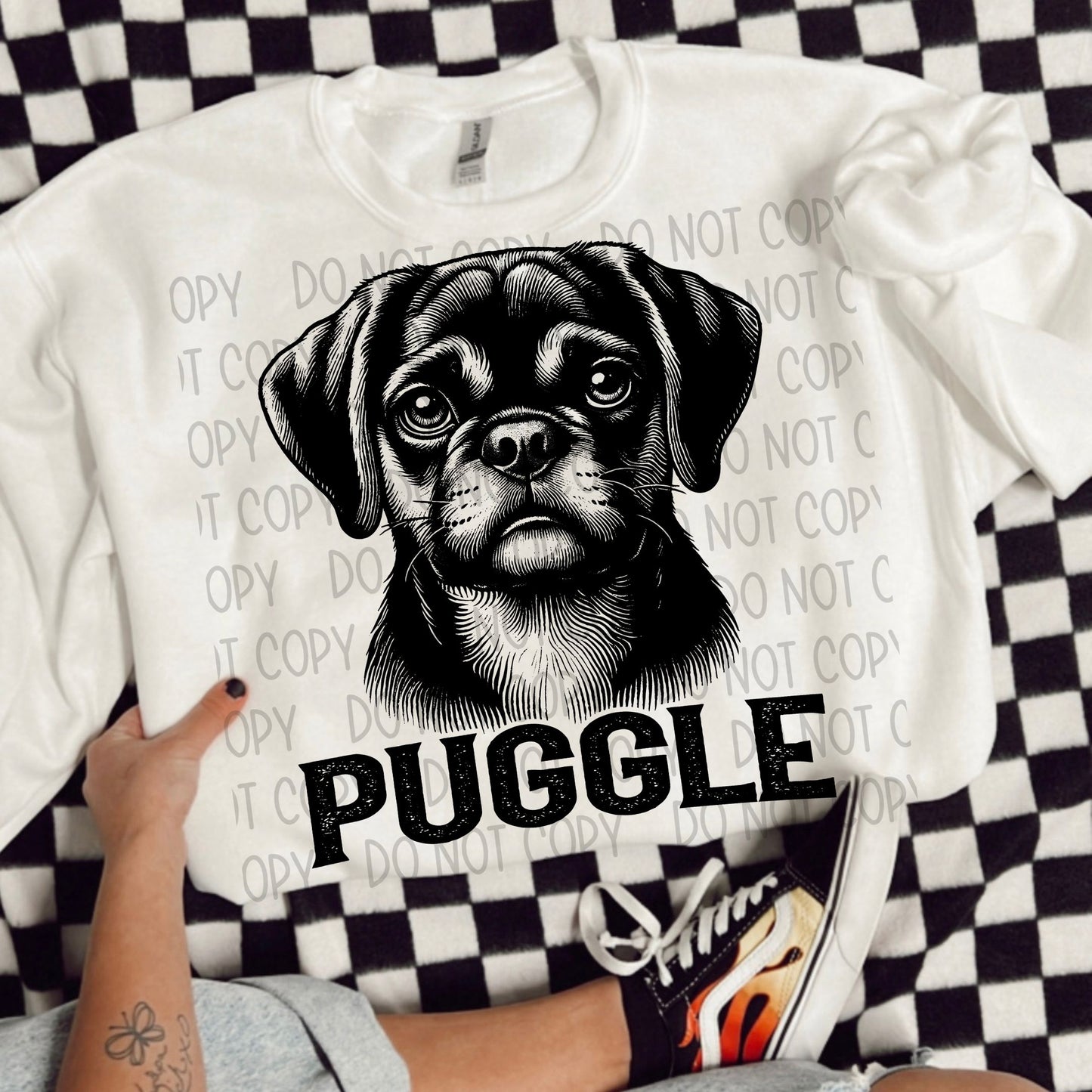 Puggle Portrait - DTF