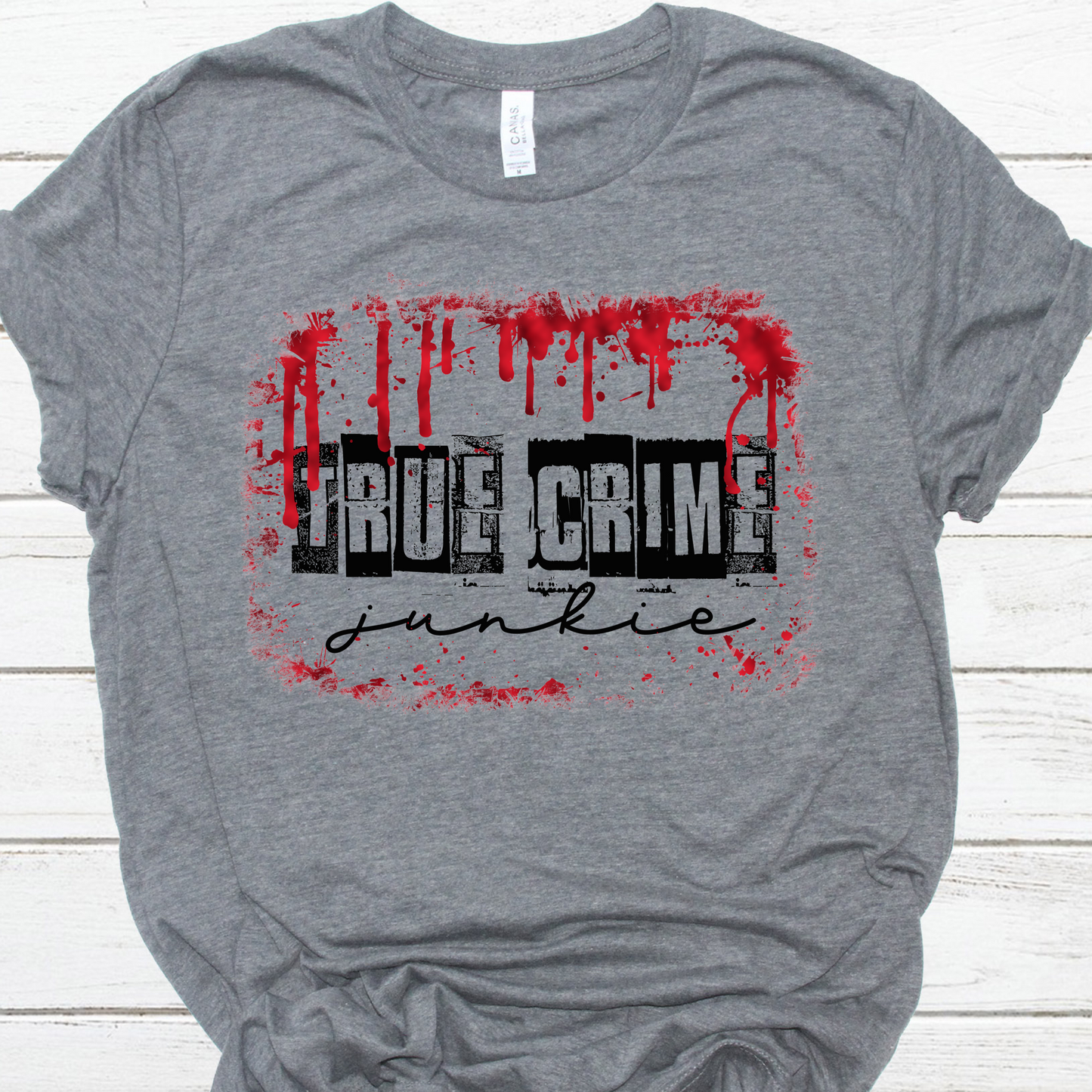 True crime junkie frame-DTF