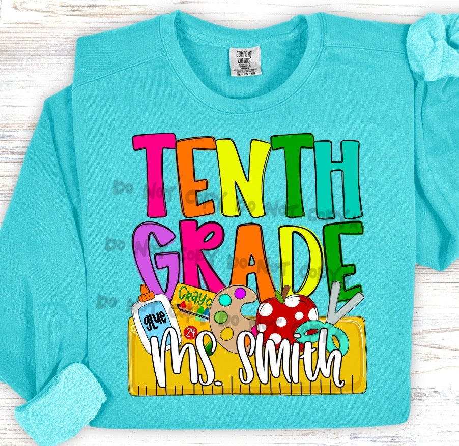 Back to School Nameplates-Custom-DTF or UV
