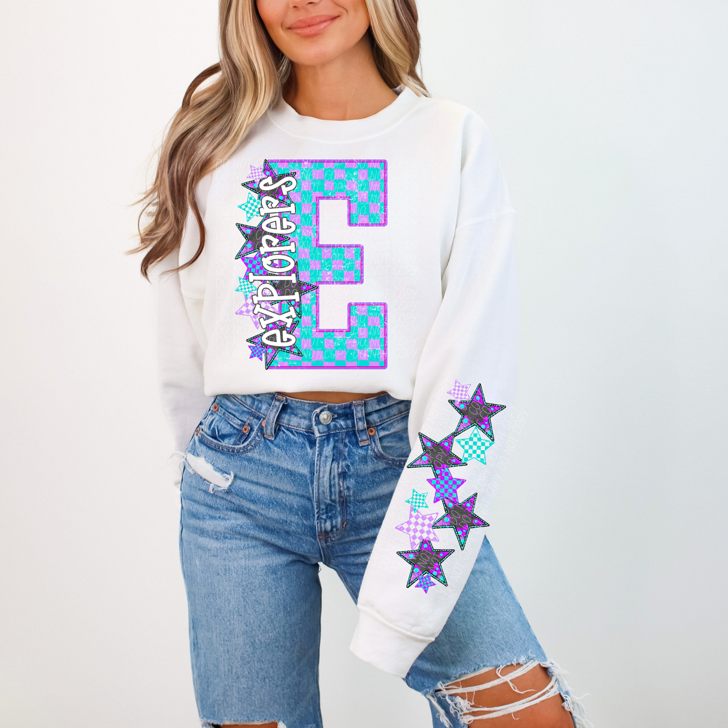 Varsity Stars Mascots FRONT ONLY (dropdown)- DTF&UV