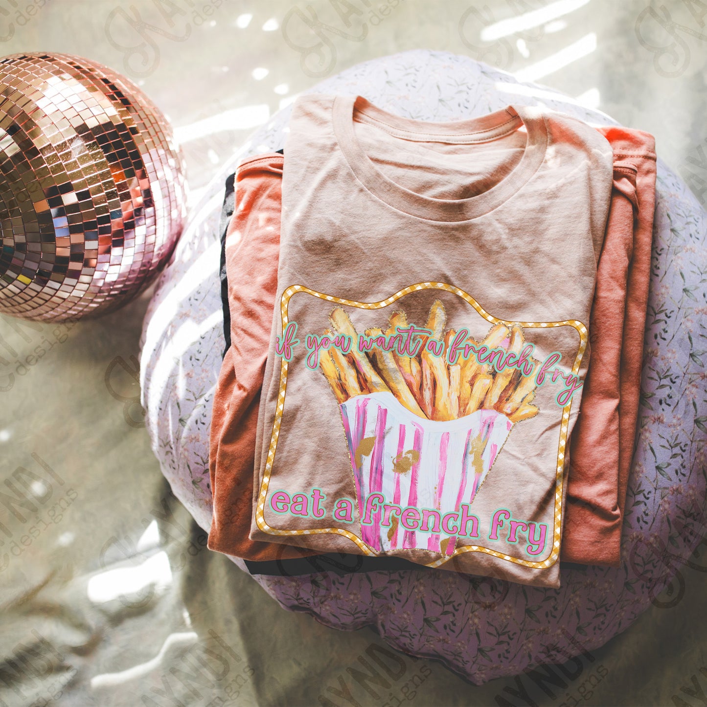 Eat a french fry-DTF&UV