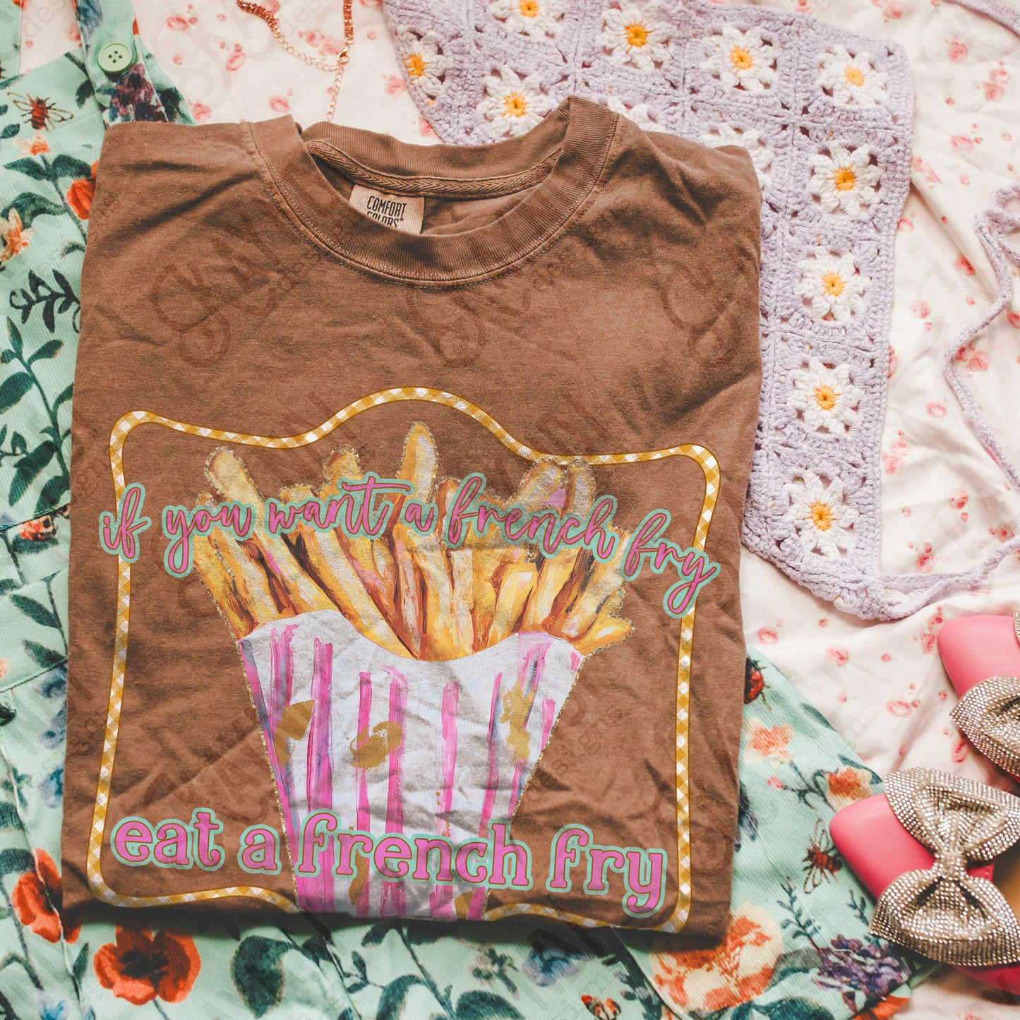Eat a french fry-DTF&UV