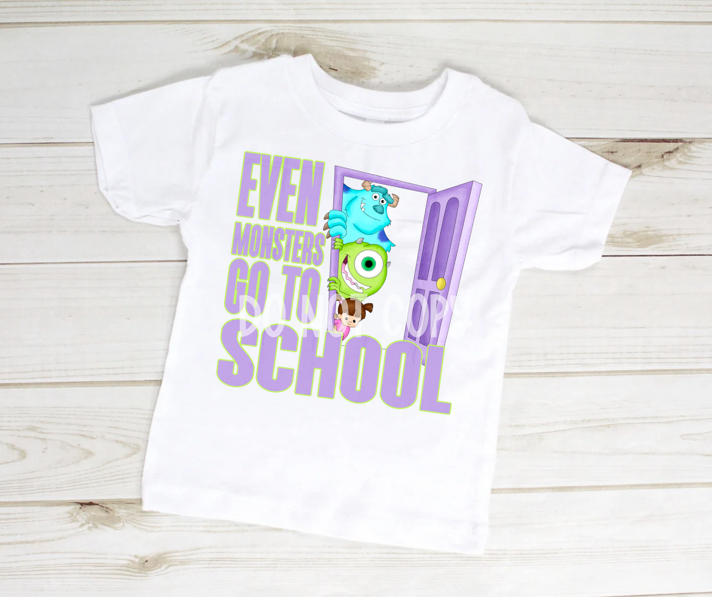 Even monsters go to school-DTF
