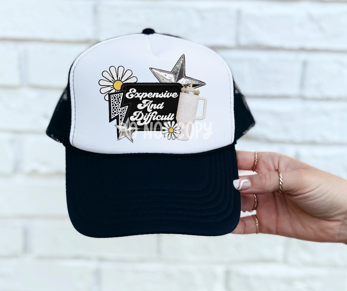 Expensive Faux Hat Patch-DTF