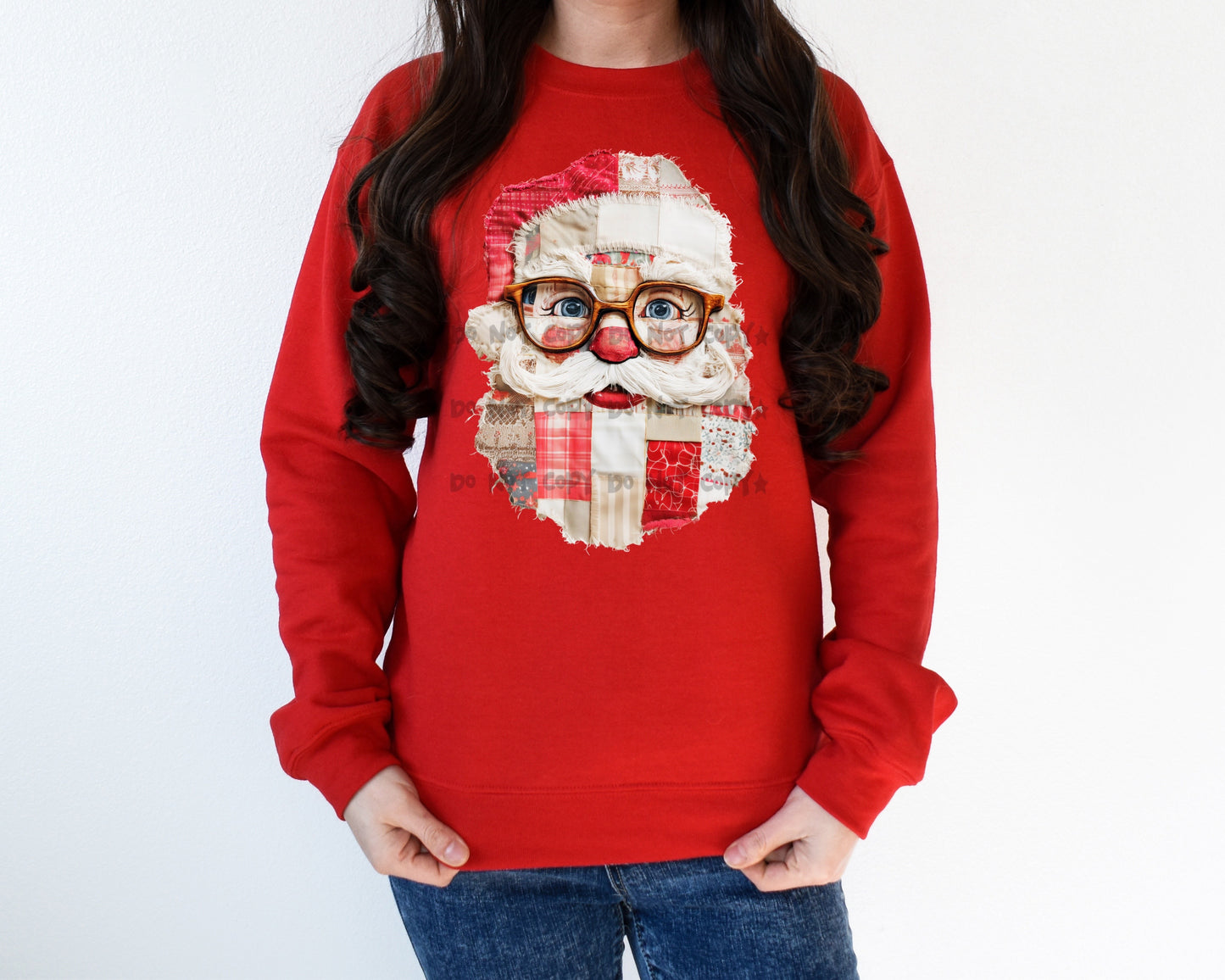 Patchwork Santa-DTF&UV
