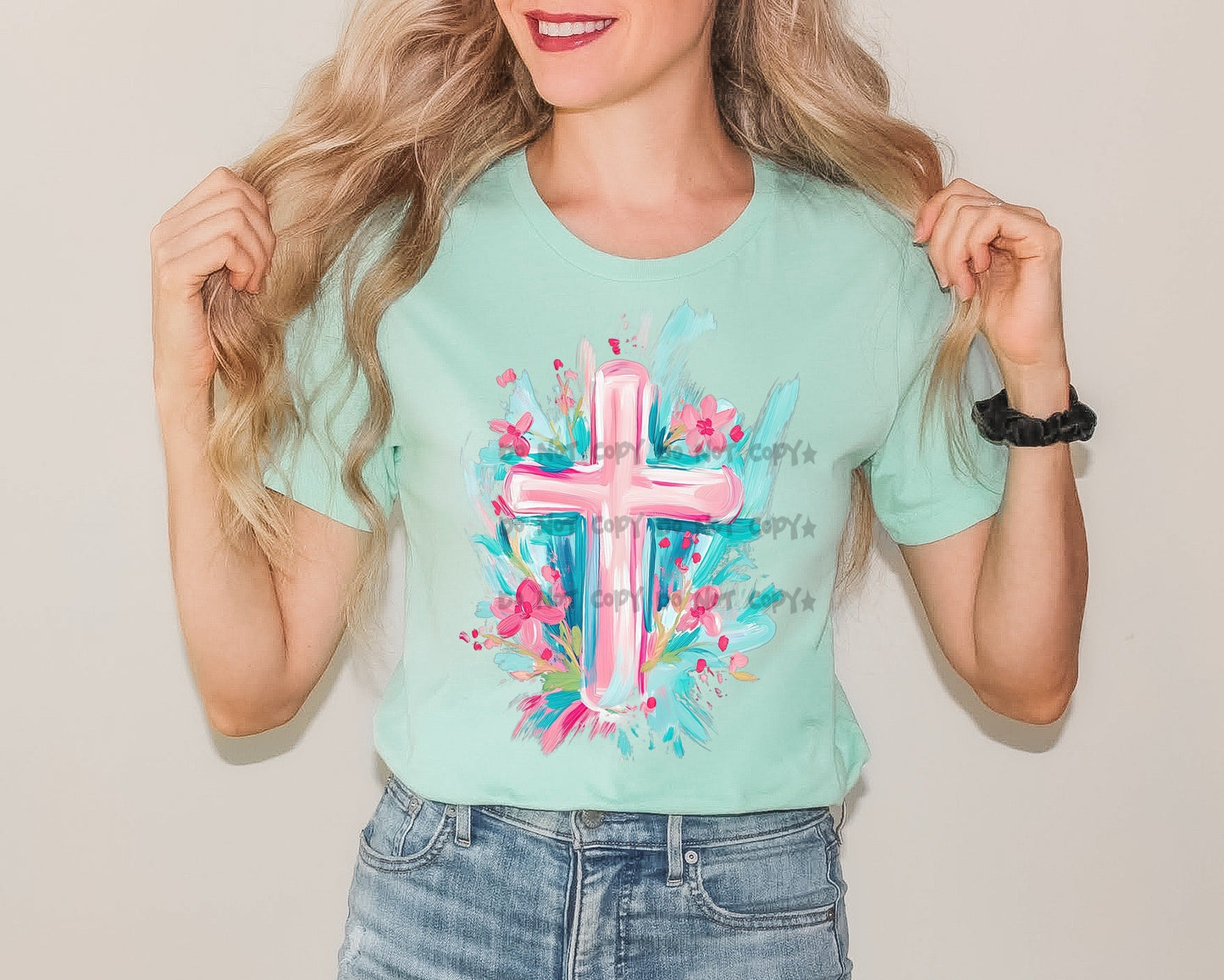 Pastel cross-DTF