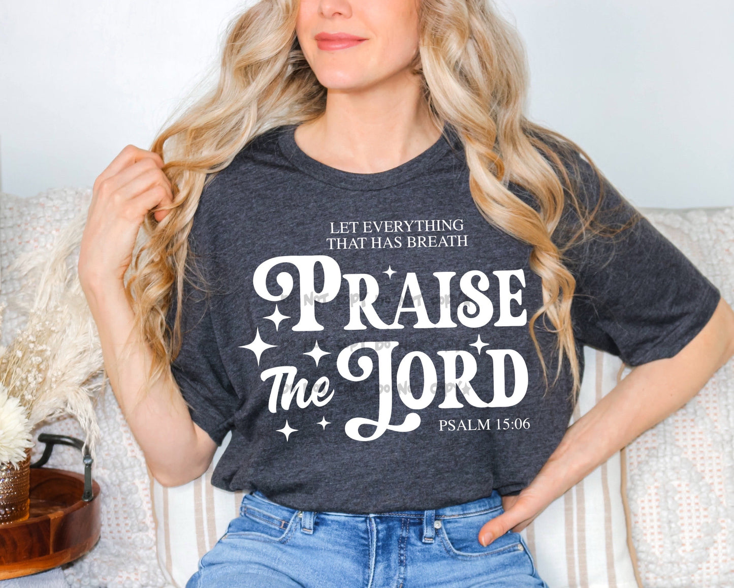 Praise the Lord WHT-DTF