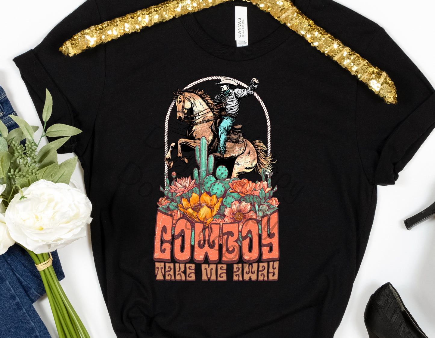 Cowboy take me away-DTF