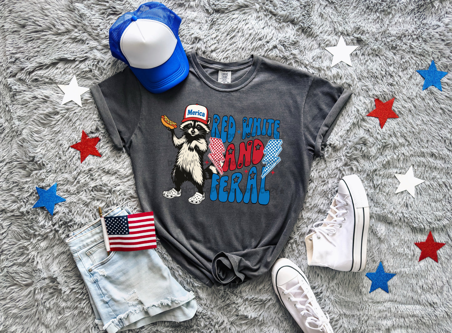 Red white and feral-DTF