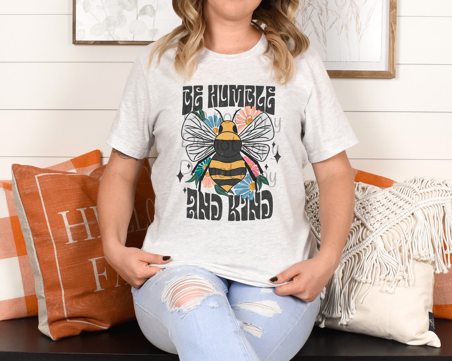 Be humble be kind retro-DTF