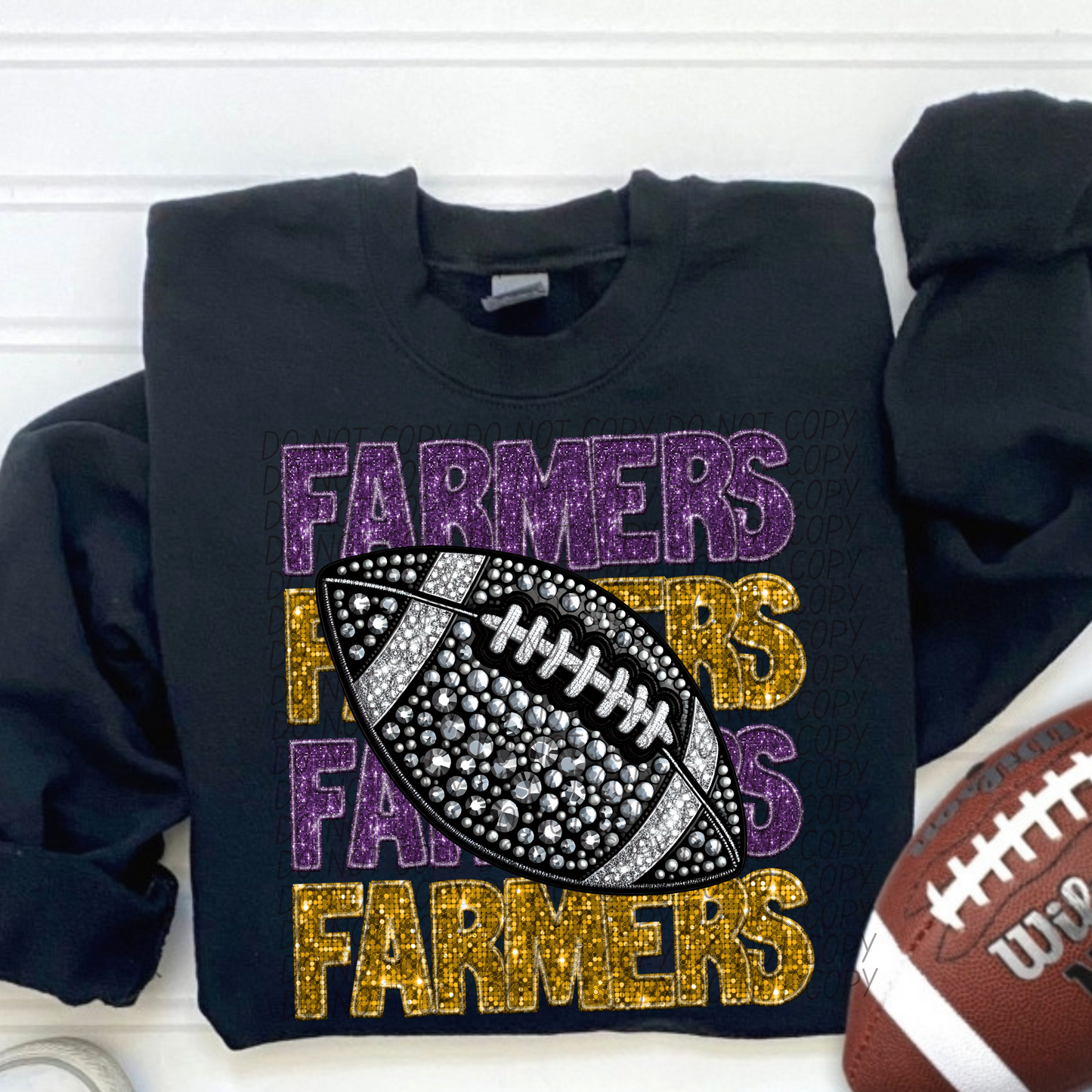 Football Stacked Mascots (ALL MASCOTS LISTED IN THIS LISTING-DROPDOWN)-DTF