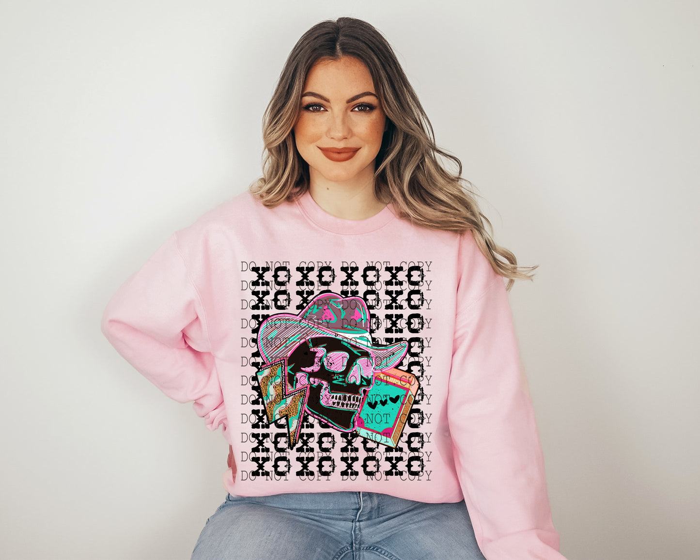 Xoxo Cowboy Neon Stacked - DTF