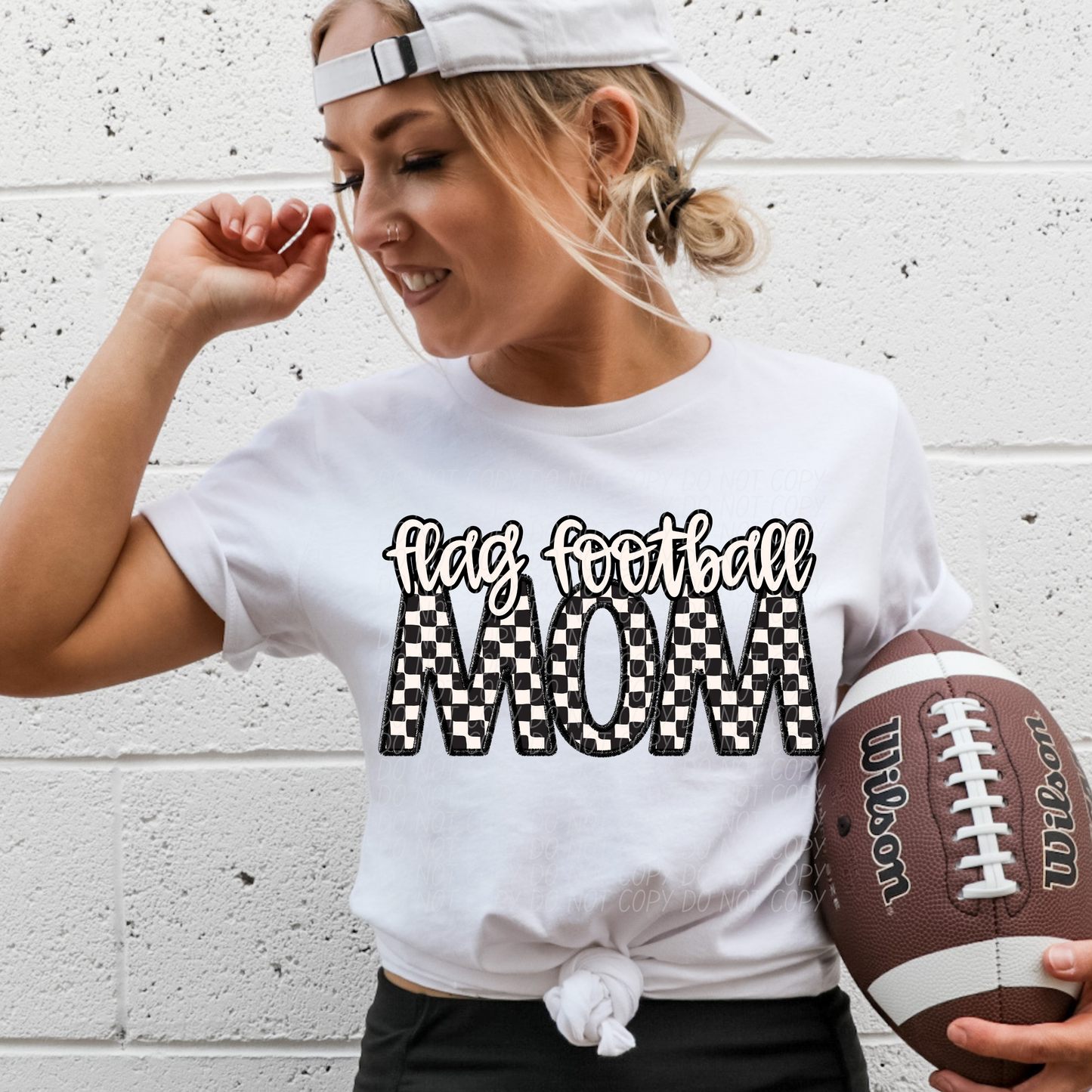 Checkered Sports Mom (dropdown)- DTF&UV