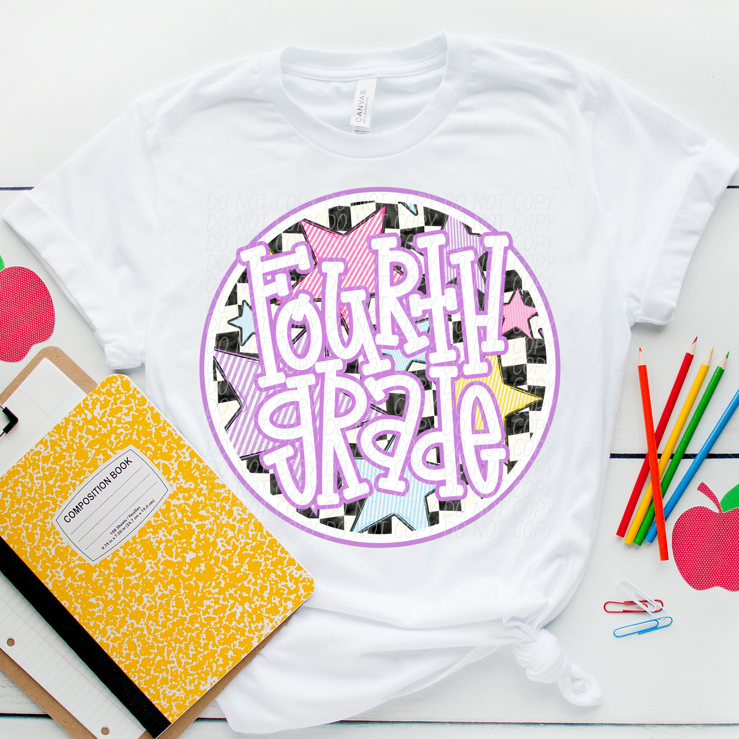 Back to school Purple (dropdown)-DTF&UV