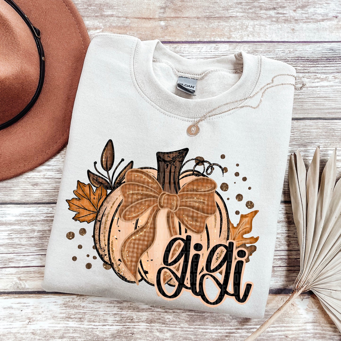 Fall Glitter Pumpkin (dropdown)-DTF&UV