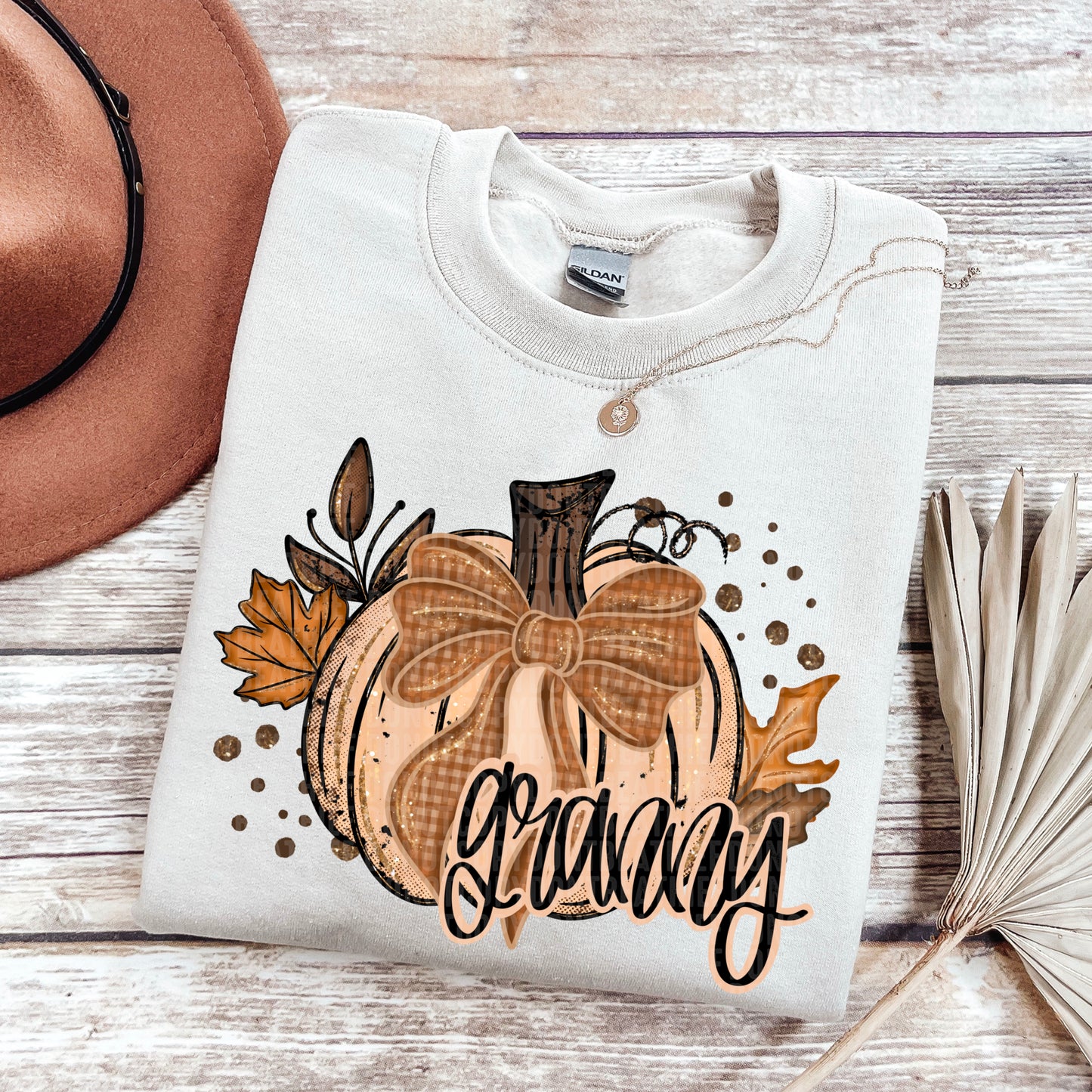 Fall Glitter Pumpkin (dropdown)-DTF&UV