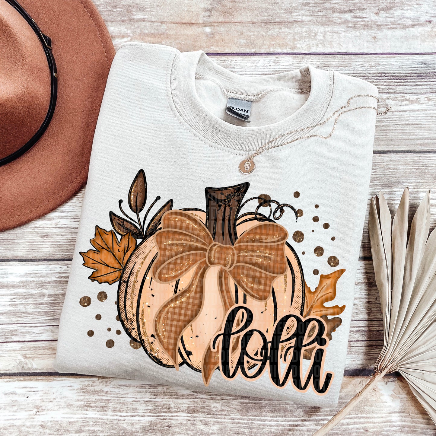 Fall Glitter Pumpkin (dropdown)-DTF&UV