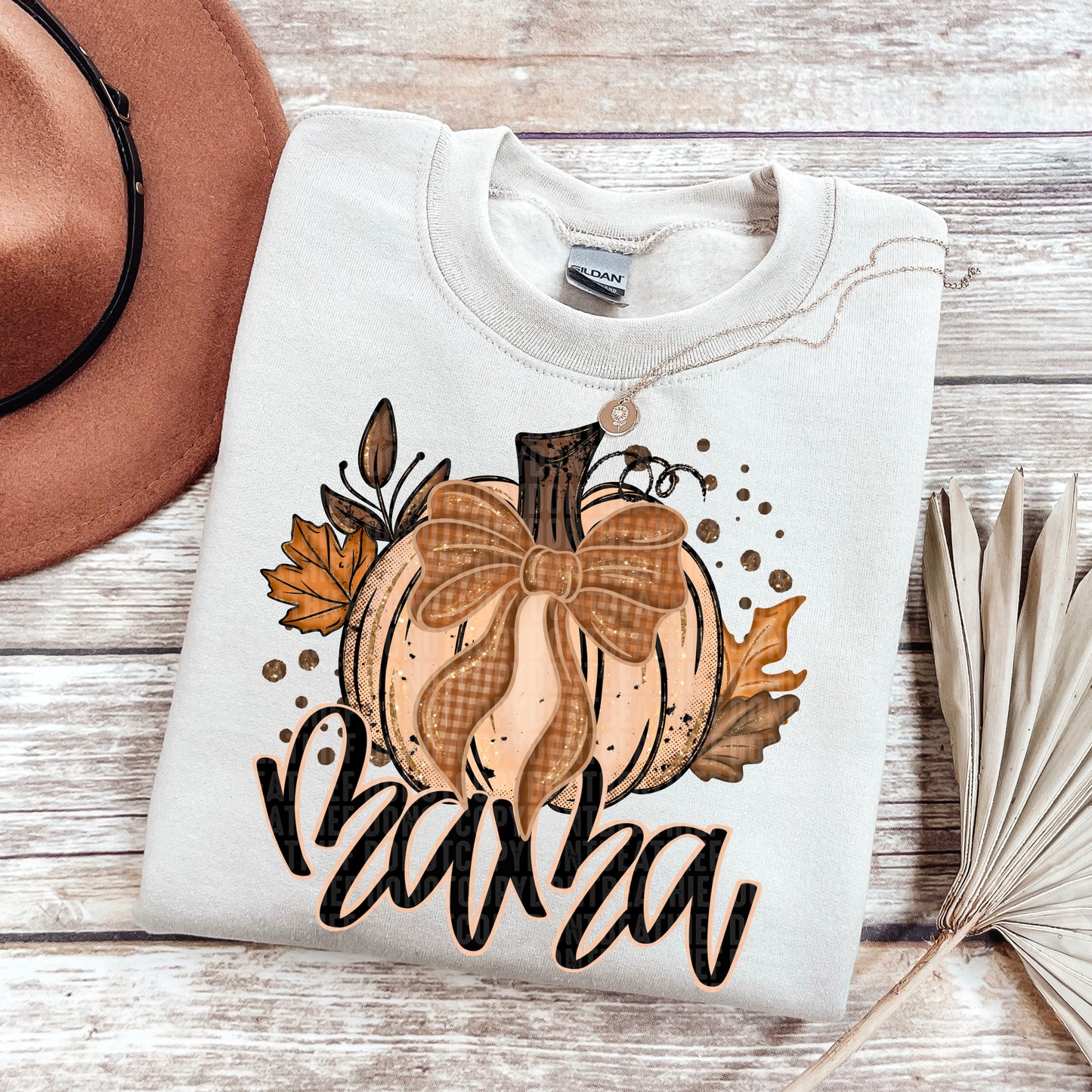 Fall Glitter Pumpkin (dropdown)-DTF&UV