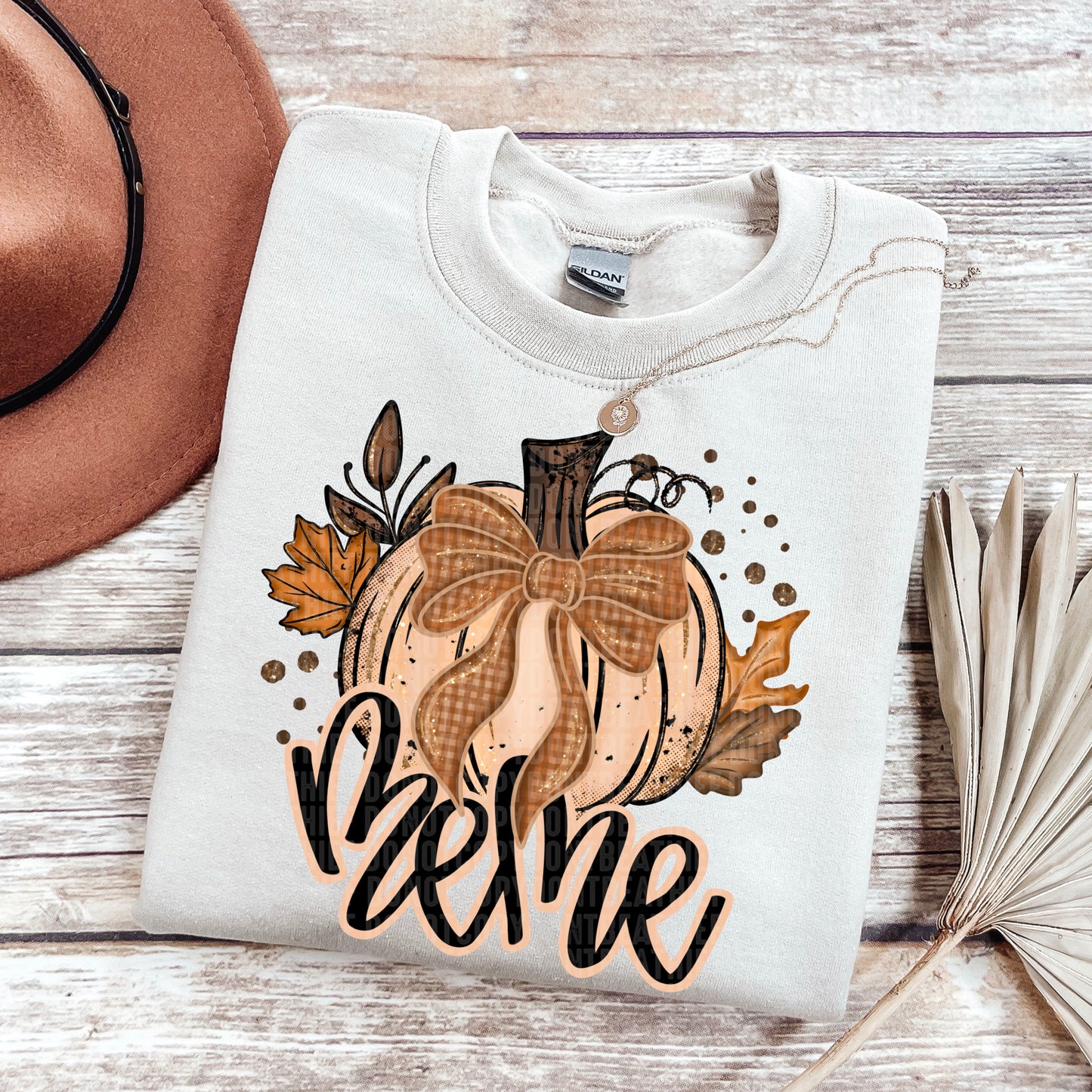 Fall Glitter Pumpkin (dropdown)-DTF&UV