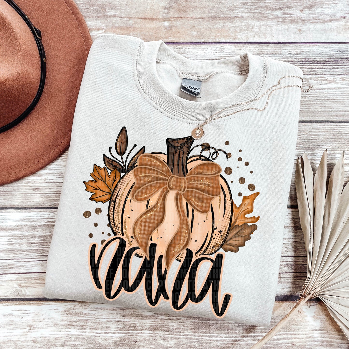 Fall Glitter Pumpkin (dropdown)-DTF&UV