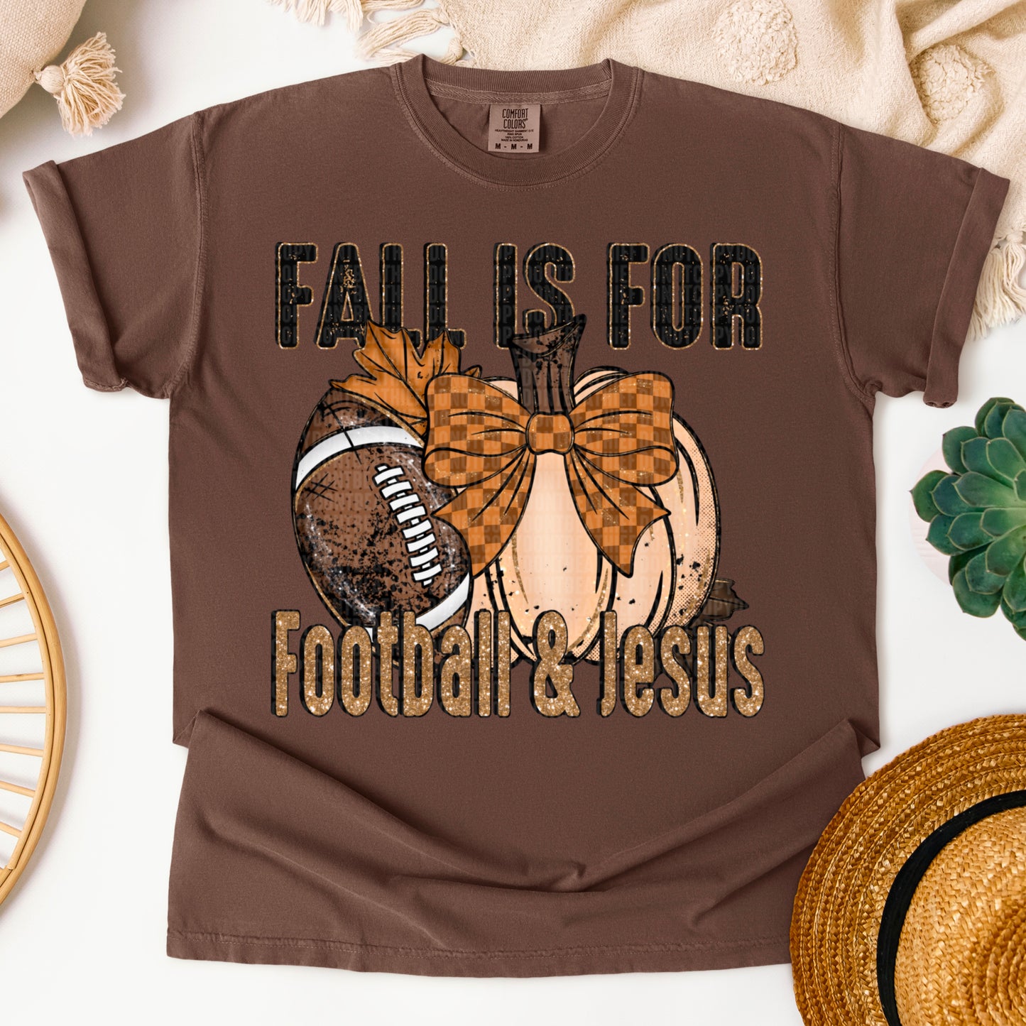 Fall is for football and jesus -DTF&UV