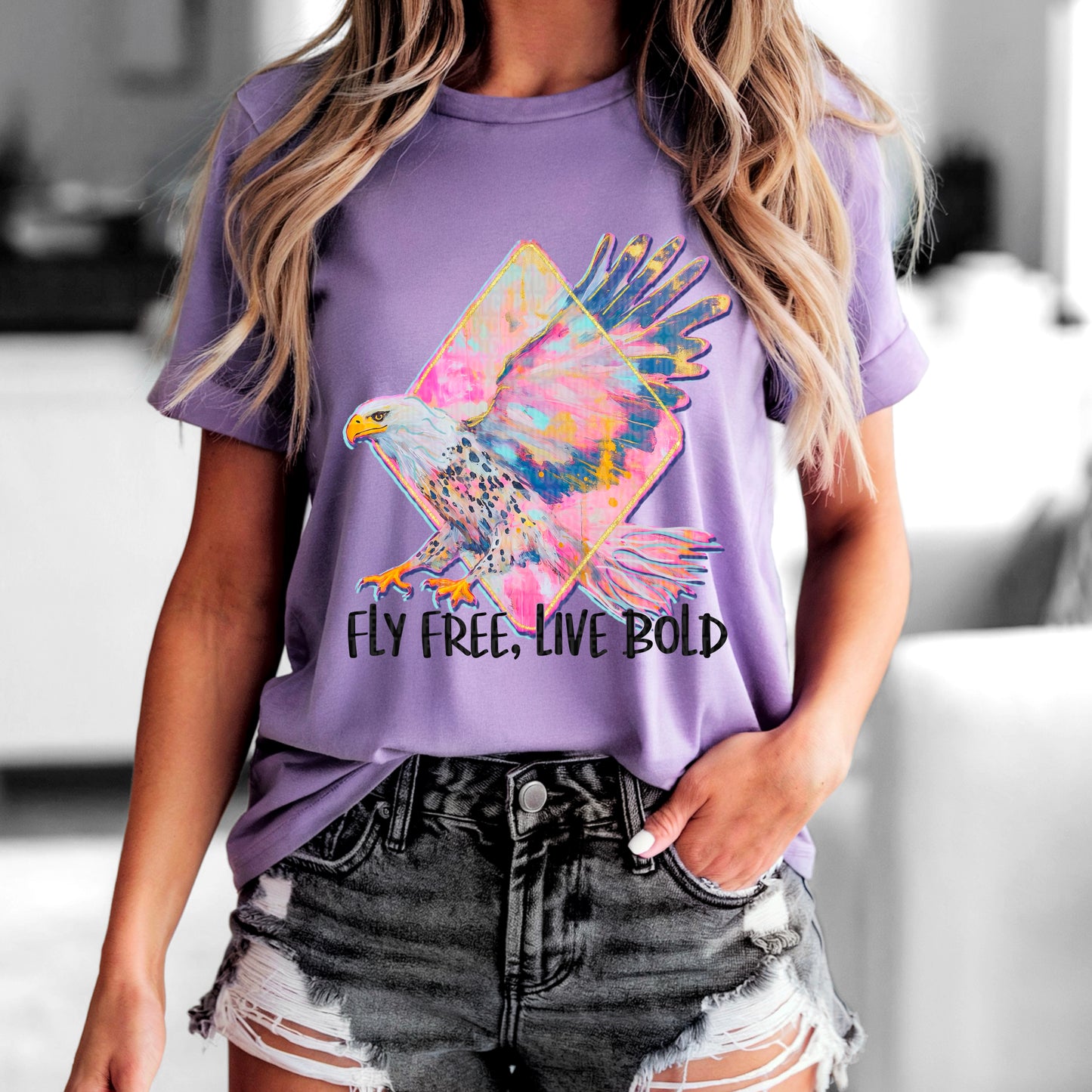Fly Free live bold-DTF