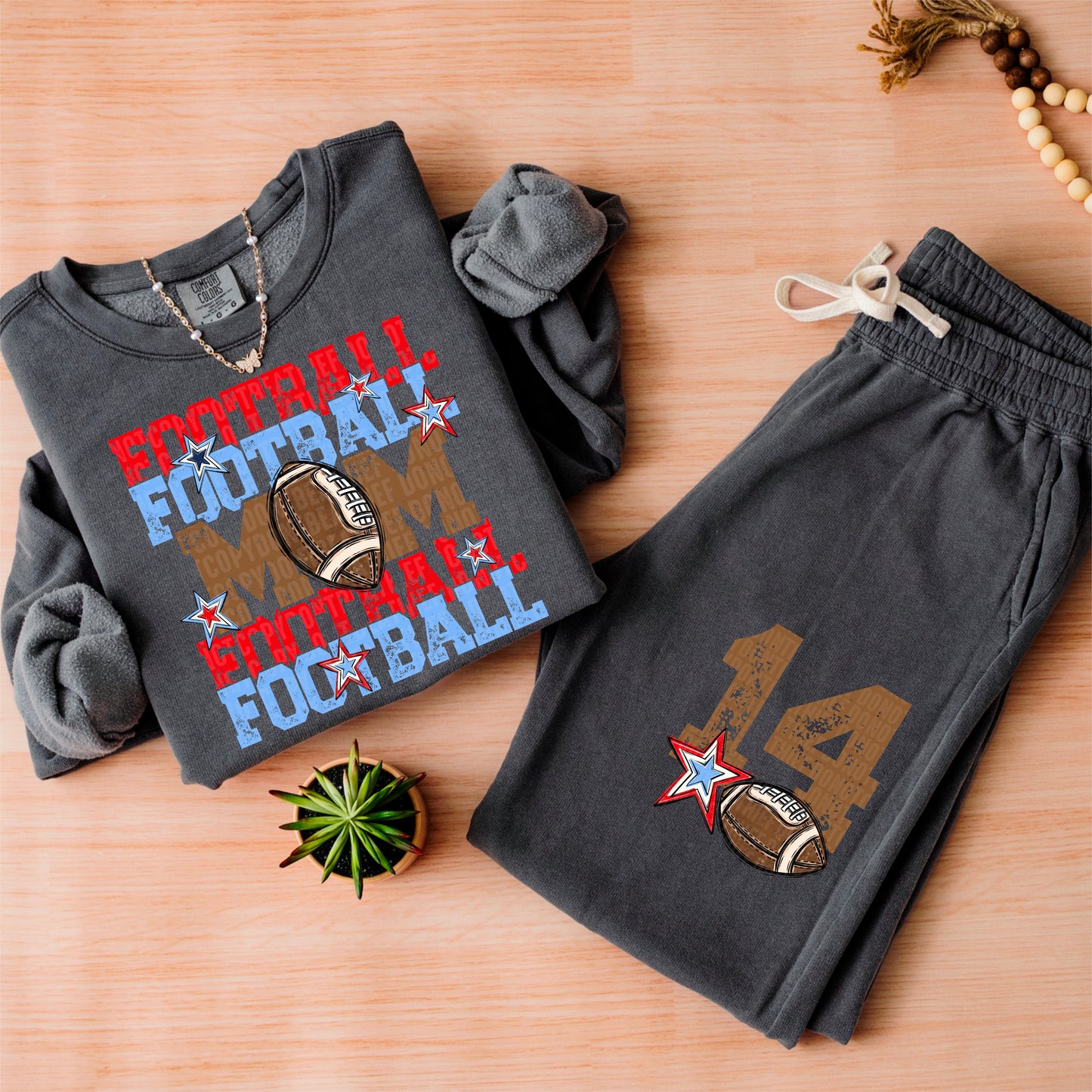 Football Mom-DTF&UV (Includes front and back)( Dropdown) - DTF&UV