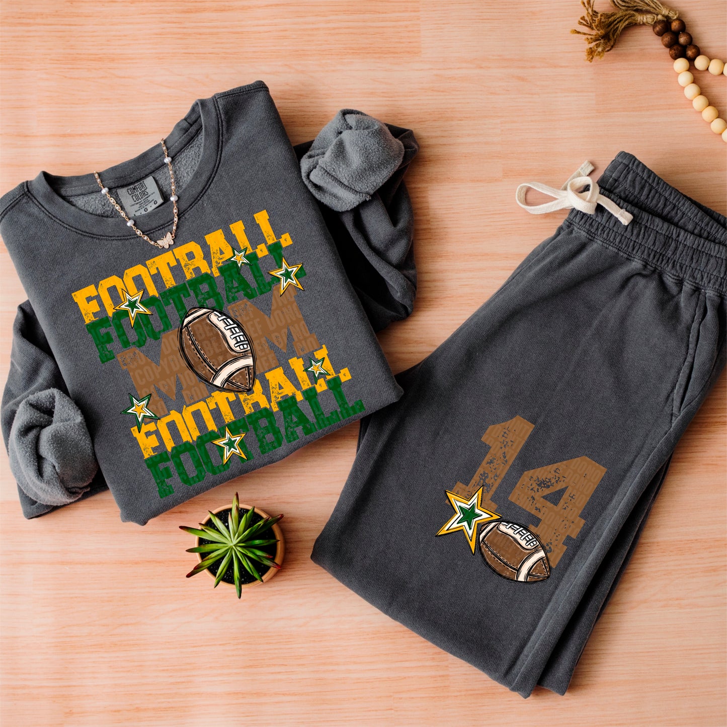 Football Mom-DTF&UV (Includes front and back)( Dropdown) - DTF&UV