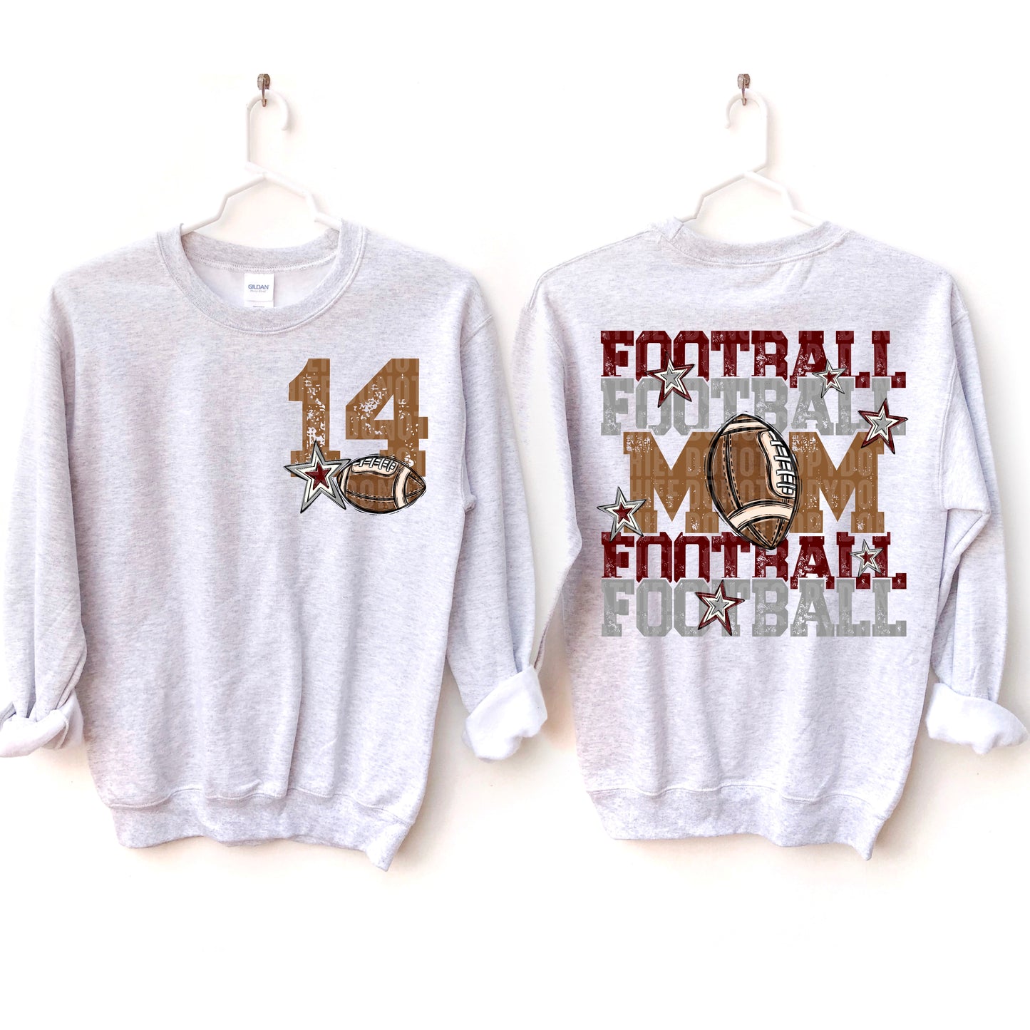 Football Mom-DTF&UV (Includes front and back)( Dropdown) - DTF&UV