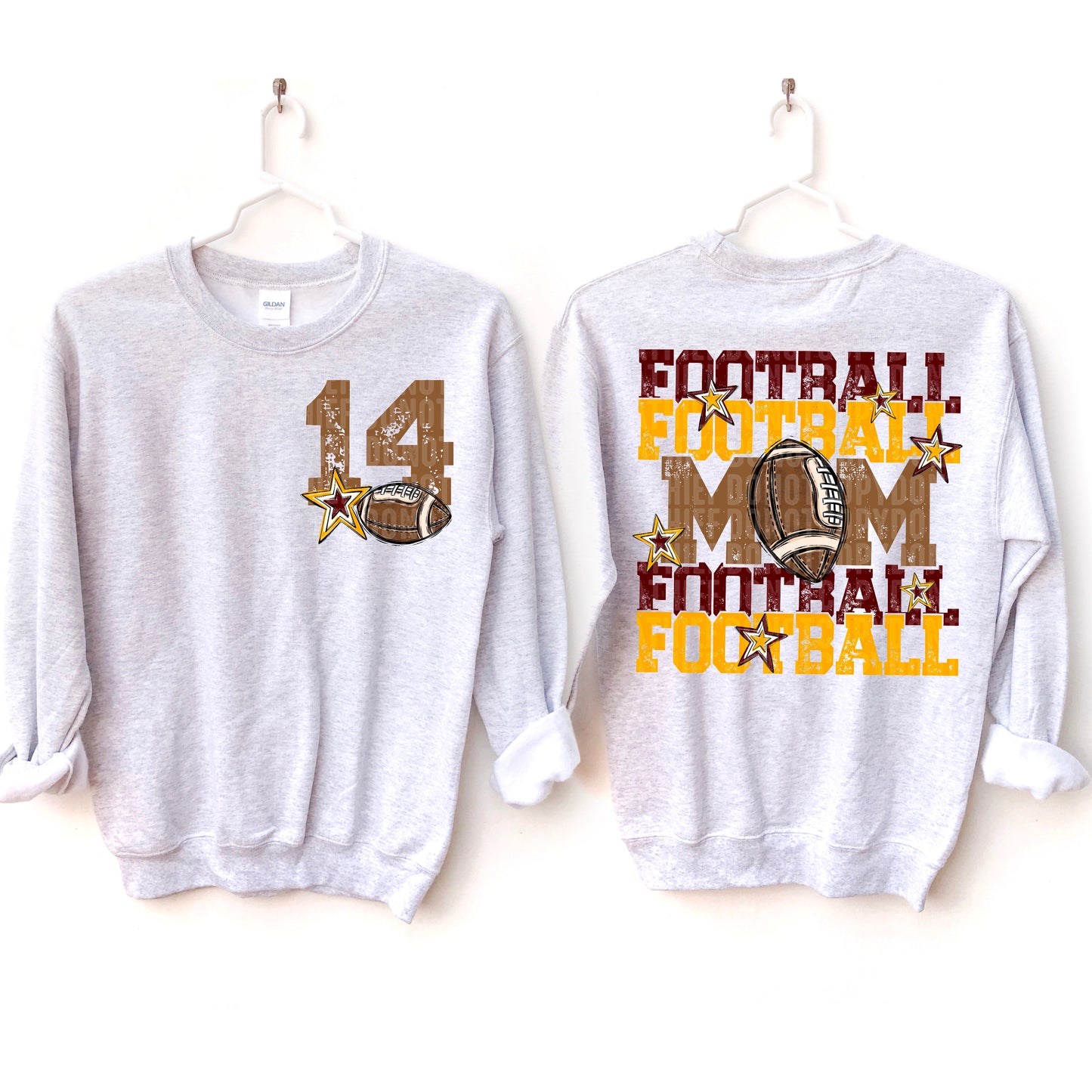 Football Mom-DTF&UV (Includes front and back)( Dropdown) - DTF&UV
