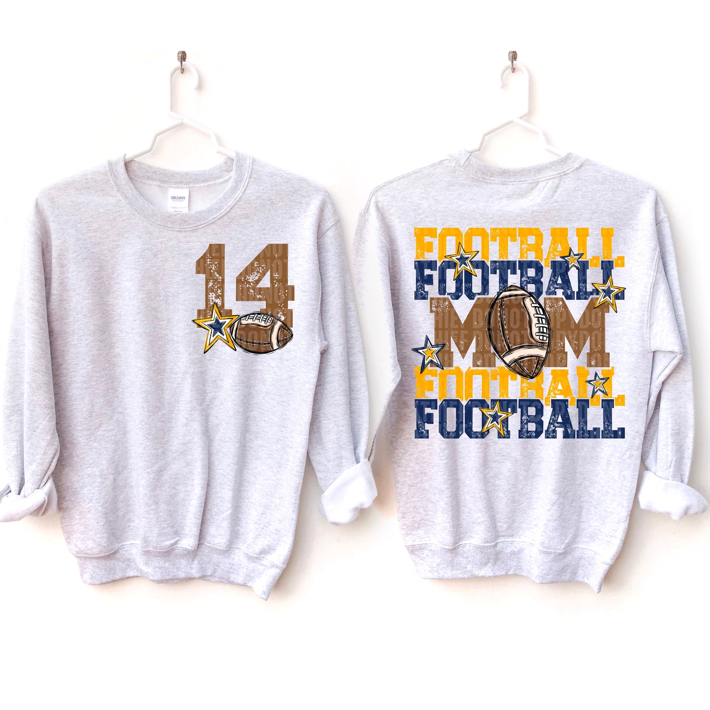 Football Mom-DTF&UV (Includes front and back)( Dropdown) - DTF&UV